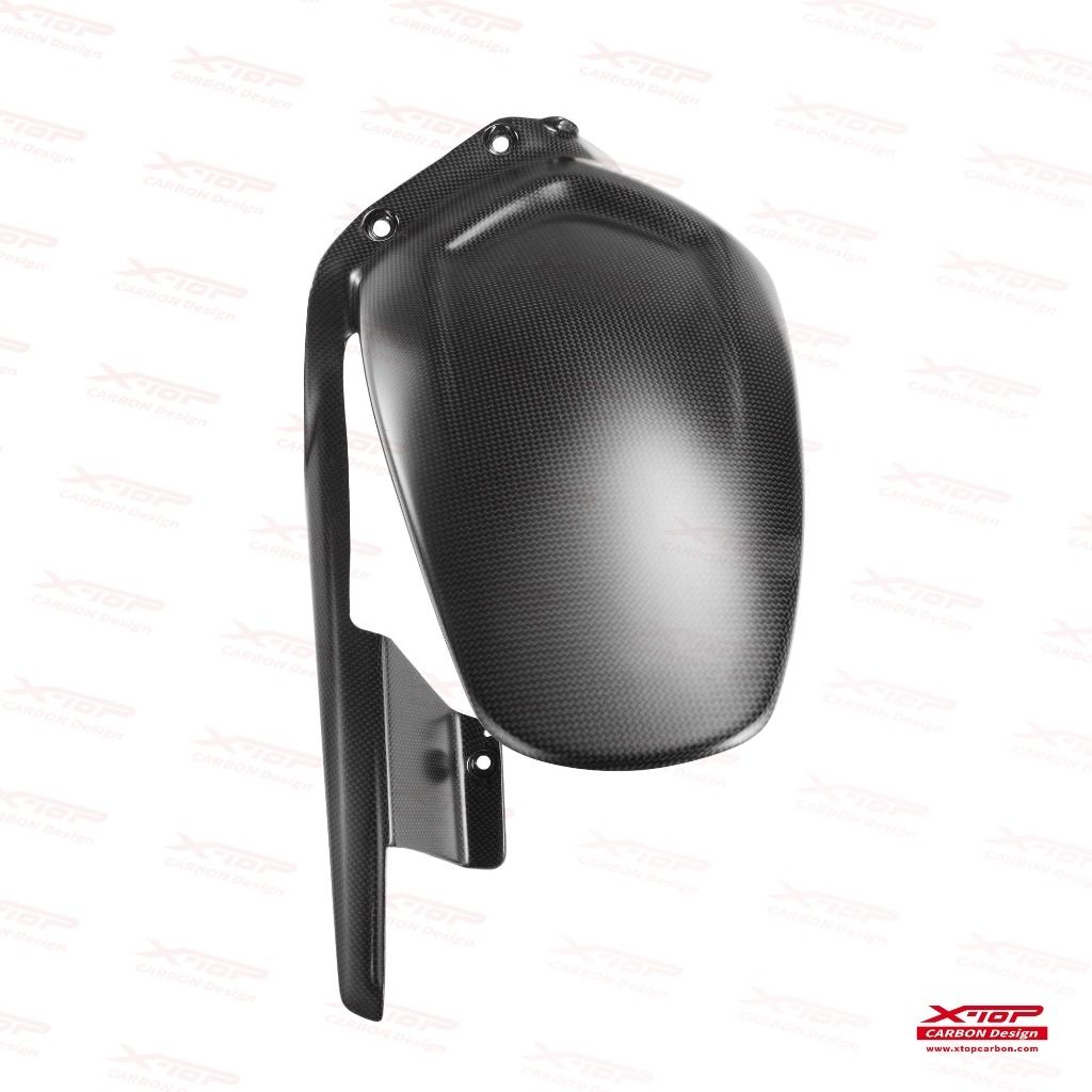 Dry carbon rear fender