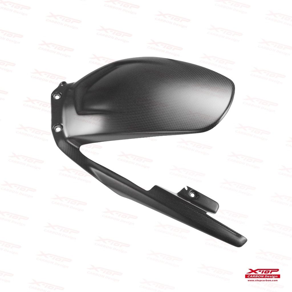 Dry carbon rear fender