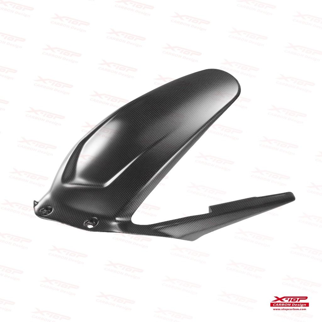 Dry carbon rear fender
