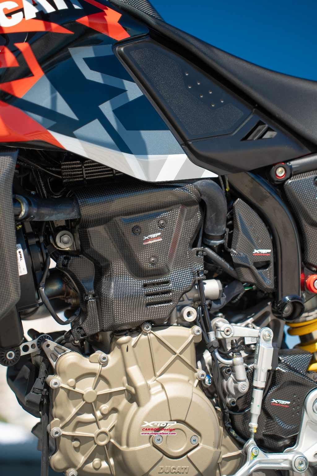 Engine Cover Left Hypermotard 698