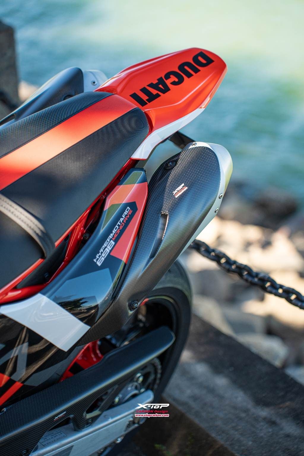 Silencer heat guard Hypermotard 698