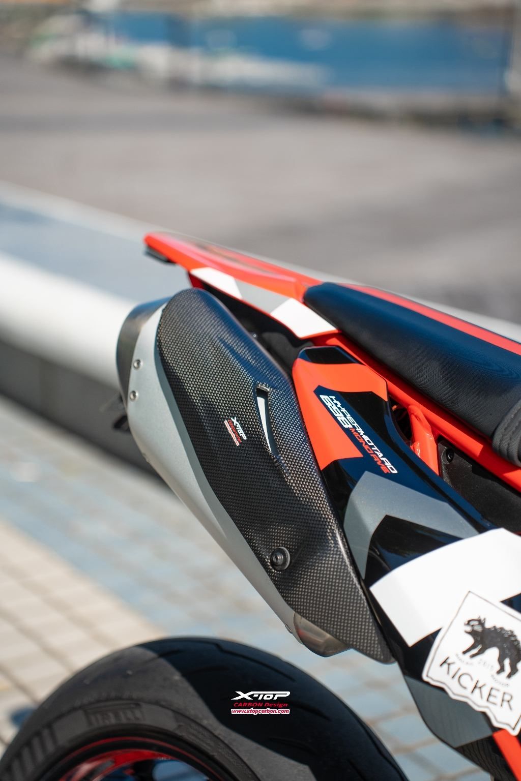 Silencer heat guard Hypermotard 698